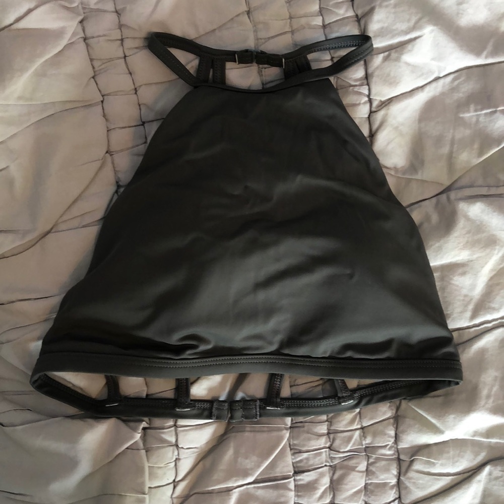 high neck bikini top